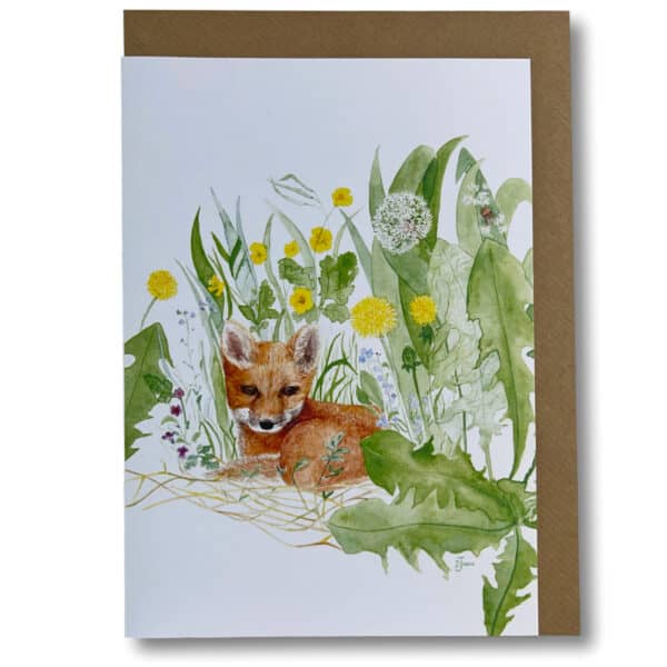 Fine Art Red Fox Greeting Card - Image 2