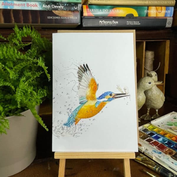 Kingfisher greeting Card