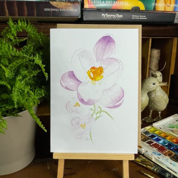 Crocus Greeting Card