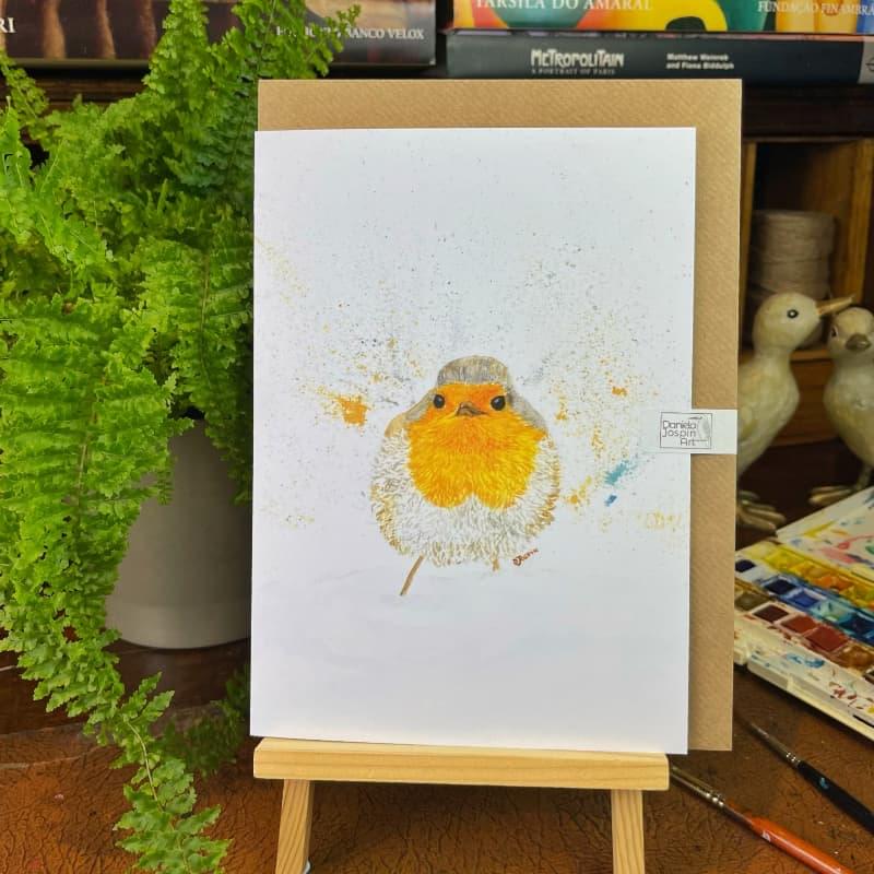 Fluffy Robin Card - Image 4