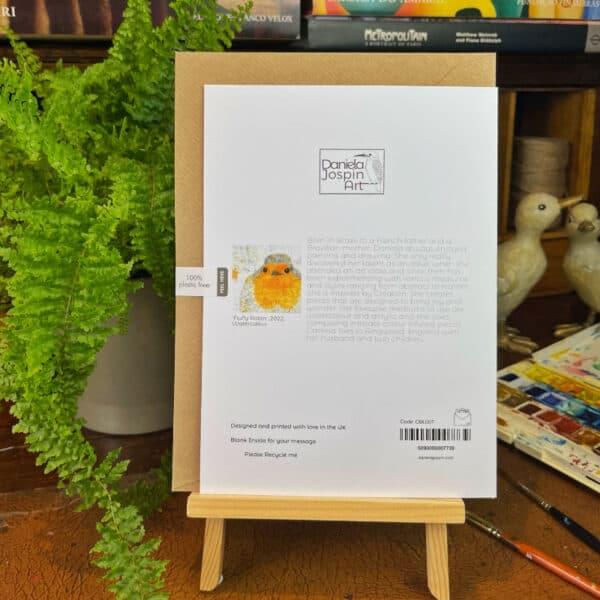 Fluffy Robin Greeting card